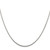 18" Sterling Silver 1.25mm Snake Chain Necklace w/2in ext.