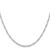 18" Sterling Silver Rhodium-plated 2.25mm Figaro Chain Necklace