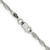 24" Sterling Silver 2mm Twisted Herringbone Chain Necklace