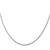 36" Sterling Silver 1.25mm Box Chain Necklace