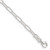 Sterling Silver Polished 2.5mm Elongated Cable Chain QPCL060-22