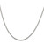 18" Sterling Silver 1.7mm 8 Sided Diamond-cut Box Chain Necklace