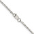 18" Sterling Silver 1.7mm 8 Sided Diamond-cut Box Chain Necklace