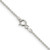 30" Sterling Silver 1.25mm Diamond-cut Round Spiga Chain Necklace