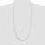 30" Sterling Silver 1.25mm Diamond-cut Round Spiga Chain Necklace