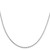 20" Sterling Silver Rhodium-plated 2mm Beveled Oval Cable Chain Necklace