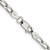 Amore La Vita Sterling Silver Rhodium-plated Polished 4.3mm 7 inch Open Link with Lobster Clasp Charm Bracelet