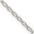 20" Sterling Silver 2.75mm Oval Fancy Rolo Chain Necklace