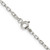 30" Sterling Silver 2.2mm Diamond-cut Long Link Cable Chain Necklace