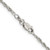 24" Sterling Silver 2mm Loose Rope Chain Necklace