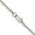 24" Sterling Silver 1.5mm Diamond-cut Spiga Chain Necklace