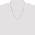 Sterling Silver Polished 1mm Octagonal Snake Chain QOS030-22