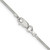 20" Sterling Silver 1.25mm Octagonal Snake Chain Necklace