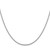 18" Sterling Silver Rhodium-plated 1.4mm Box Chain Necklace
