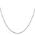 18" Sterling Silver 1mm Snake Chain Necklace w/2in ext.