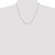 Sterling Silver Polished 1mm Octagonal Snake Chain QOS030-20