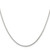 28" Sterling Silver 1.25mm Round Spiga Chain Necklace