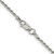 14" Sterling Silver 1.7mm Diamond-cut Rope Chain Necklace