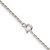 26" Sterling Silver 1.5mm Diamond-cut Rope Chain Necklace