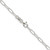 Sterling Silver Polished 2.5mm Elongated Cable Chain QPCL060-16 Sterling Silver Polished 2.5mm Elongated Cable Chain QPCL060-16
