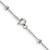 18" Sterling Silver 1.15mm Diamond-cut Fancy Beaded Chain Necklace