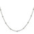 24" Sterling Silver 1.3mm Fancy Beaded Chain Necklace