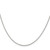 24" Sterling Silver 1.5mm Beaded Chain Necklace