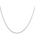 22" Sterling Silver 1.25mm Diamond-cut Round Spiga Chain Necklace