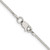 18" Sterling Silver 1.25mm Diamond-cut Snake Chain Necklace