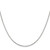 22" Sterling Silver 1.25mm 8 Sided Diamond-cut Box Chain Necklace