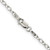 20" Sterling Silver 2.5mm Oval Fancy Rolo Chain Necklace