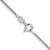 22" Sterling Silver 1.25mm Round Box Chain Necklace