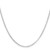 16" Sterling Silver Rhodium-plated 2mm Rolo Chain Necklace