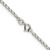 24" Sterling Silver 2mm Open Elongated Link Chain Necklace