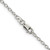 24" Sterling Silver 1.6mm Oval Fancy Rolo Chain Necklace