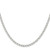 20" Sterling Silver 3mm Half Round Wire Open Curb Chain Necklace