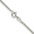 28" Sterling Silver 1.5mm Curb Chain Necklace