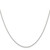 Sterling Silver .95mm Diamond-cut Round Spiga Chain w/2in ext.