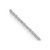 24" Sterling Silver Rhodium-plated 1.25mm Diamond-cut Forzantina Cable Chain Necklace