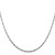 22" Sterling Silver Rhodium-plated 1.75mm Singapore Chain Necklace