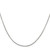 30" Sterling Silver 1mm Round Box Chain Necklace