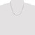 20" Sterling Silver 2mm Beveled Oval Cable Chain Necklace