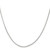 16" Sterling Silver 1.1mm Diamond-cut Round Box Chain Necklace