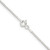 16" Sterling Silver 1.1mm Diamond-cut Round Box Chain Necklace