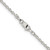 18" Sterling Silver 1.65mm Twisted Herringbone Chain Necklace