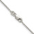 16" Sterling Silver 1.25mm Round Franco Chain Necklace
