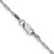 20" Sterling Silver Rhodium-plated 1.75mm Singapore Chain Necklace