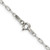 24" Sterling Silver 2mm Elongated Open Link Chain Necklace