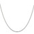 24" Sterling Silver 1.4mm Diamond-cut Forzantina Cable Chain Necklace