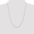 24" Sterling Silver 1.4mm Diamond-cut Forzantina Cable Chain Necklace
